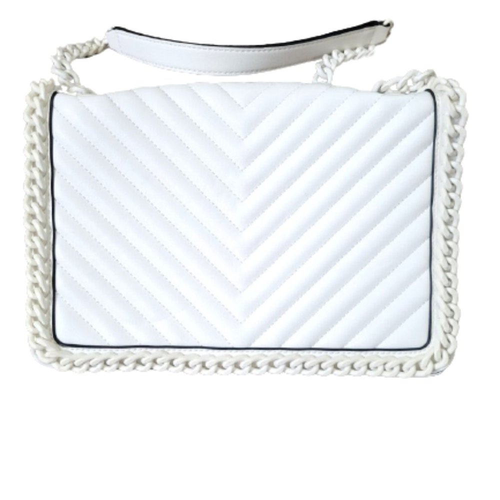 NWOT ALDO Greenwald Snow White Crossbody  or Shoulder Bag, Chain Handle.